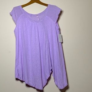 Free People Cap sleeve Top